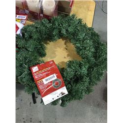 NEW 24 inch LED battery operated wreath
