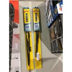 Lot of 2 rainx 24 inch wiper blades