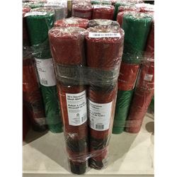 Lot of decorative ribbon rolls 9.14 m x 4