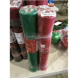 Lot of decorative ribbon rolls 9.14 m x 4