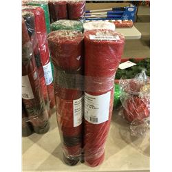 Lot of decorative ribbon rolls 9.14 m x 4