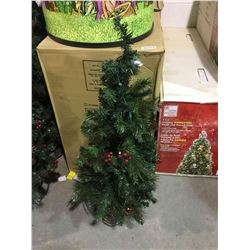 Christmas Tree pre lit 4 ft in pot