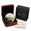 Image 1 : 2015 .9999 Fine Silver Celebrating Canada Gold-Plated $10 Proof Coin
