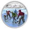 Image 2 : 2014 $20 Canada Pond Hockey .9999 1oz Pure Silver Coin