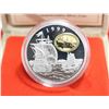 Image 2 : 1999 $100p Canada Silver Proof Macau Ships Coin
