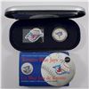Image 1 : 2001 MLB Toronto Blue Jays 25th Season Coin & Stamp Set