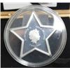 Image 3 : 2013 $5 Cook Islands .9999 Pure Silver 3D Merry Christmas Proof Star Coin