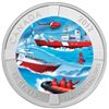 Image 2 : 2012 Canadian Coast Guard Colourized 25 Cents Large Specimen Coin Special Holder