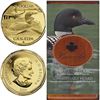 Image 1 : 2004 Canada Limited Edition $1 Coin & Stamp Set Elusive Loon