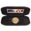 Image 1 : New 2001 World Figure Skating 24k Gold Coin & Stamp Set - Singles