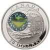 Image 2 : 2004 .9999 Silver 1oz $20 Diamonds Natural Wonders Hologram Proof Coin