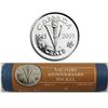 Image 1 : 2005 Canada VE Day Victory Nickels 5-cent Roll 40 Coins Mint Wrap