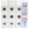 Image 1 : 2010 Vancouver Olympic 25 cent Quarter Collection & Lucky Loonie Bookmark