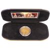 Image 2 : New 2001 World Figure Skating 24k Gold Coin & Stamp Set - Pairs