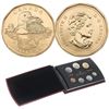 Image 1 : 2012 Canada Specimen Set 25th Anniversary Loonie Last Year Penny