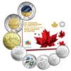 Image 1 : 2017 My Canada My Inspiration Northern Lights 8x Coin Set