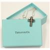 Image 1 : Tiffany & Co. Paloma Picasso Tenderness Heart Cross Pendant 925 Necklace 18"