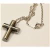 Image 2 : Tiffany & Co. Paloma Picasso Tenderness Heart Cross Pendant 925 Necklace 18"