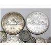 Image 2 : 32x Canada Silver Coins Dollars 10c, 25c Cent coins 1936 & Earlier All Silver