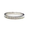 Image 1 : Riviera Pave Eternity Band Sterling Silver Ring Size: 9 New with Box