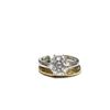 Image 1 : 2x Sterling Silver Solitaire Gemstone Engagement Stacking Rings Size: 5 New with Box