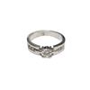 Image 3 : Beautiful Ladies Round Brilliant Silver Engagement Ring Size: 7   New with Box
