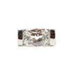 Image 2 : Gala style Large Gemstone Silver Ring Size: 6.5 New with Box