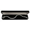 Image 1 : Luxury Sterling Silver Belt & Buckle Clasp Fancy Bracelet 9" length New with Box