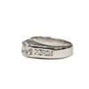 Image 3 : Luxury Brilliant Sterling Silver Showcase Ring Size: 10 New with Box