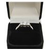 Image 2 : Fancy Brilliant Sterling Silver Engagement Ring Size: 8 New with Box