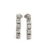 Image 1 : Ladies Dangling Sterling Silver Gemstone Earrings stamped 925 New