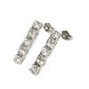 Image 3 : Ladies Dangling Sterling Silver Gemstone Earrings stamped 925 New