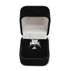 Image 2 : Fancy Brilliant Sterling Silver Engagement Ring Size: 6 New with Box