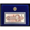Image 2 : 1996 Two Dollar Replacement Banknote & First Issue $2 Proof Coin Set