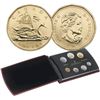 Image 1 : 2007 Canada 7x Coin Specimen Set Special Trumpeter Swan Loonie Dollar
