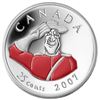 Image 2 : 2007 Canada Day Coloured 25 Cent RCMP Quarter Mint packaged with Temporary Tattoos