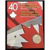 Image 1 : 2005 Canada .9999 Pure Silver Proof Dollar 40th Anniv. Canada's National Flag