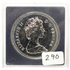 Image 2 : 1983 Canada Uncirculated Silver $1 Dollar with Capsule