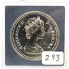 Image 2 : 1986 Canada Uncirculated Silver $1 Dollar with Capsule