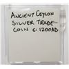 Image 3 : Ancient Silver Trade Coin Ceylon Circa 1200 A.D.