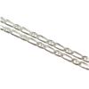 Image 3 : Mens 925 Sterling Silver Italian Link 22" New Chain Necklace Fine Jewelry