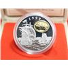 Image 2 : 1999 $100 Canada Silver Proof Macau Ships Coin Luxury Box