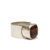 Image 3 : 2x Fine Amethyst & Citrine Solitaire Silver Rings Matching Set Size 8.5