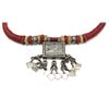 Image 2 : Necklace Tibetan Nepalese Silver Spiritual Dangling Compartment Box Pendant