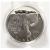 Image 1 : 2012 $20 .9999 Fine Silver Swimming Polar Bear Proof Coin