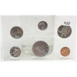 1968 Canada Proof-like 6x Coin Set Canoe Dollar Nice Strikes