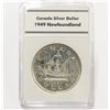 Image 1 : 1949 Canada Newfoundland Silver $1 Ship Dollar Coin Special Slab Case