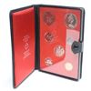 Image 2 : 1971 Canada Silver Double Dollar 7x Coin Proof Set Special Leather Holder