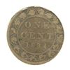 Image 2 : 1884 Canada Large One Cent Coin Queen Victoria