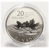 Image 1 : 2012 $20 .9999 Fine Silver Floating Maple Leafs Proof Specimen Strike Coin